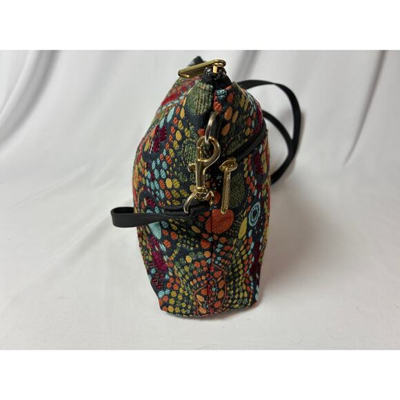 Danny K Tapestry Crossbody Purse Multicolor Boho Made in USA - Picture 4 of 10